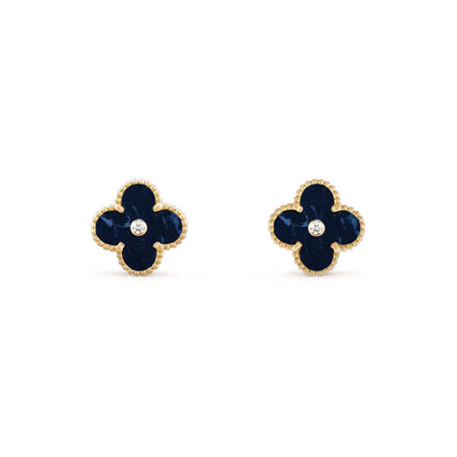 [LUXE NOBLE]CLOVER  15MM DIAMOND EARRINGS COLLECTION