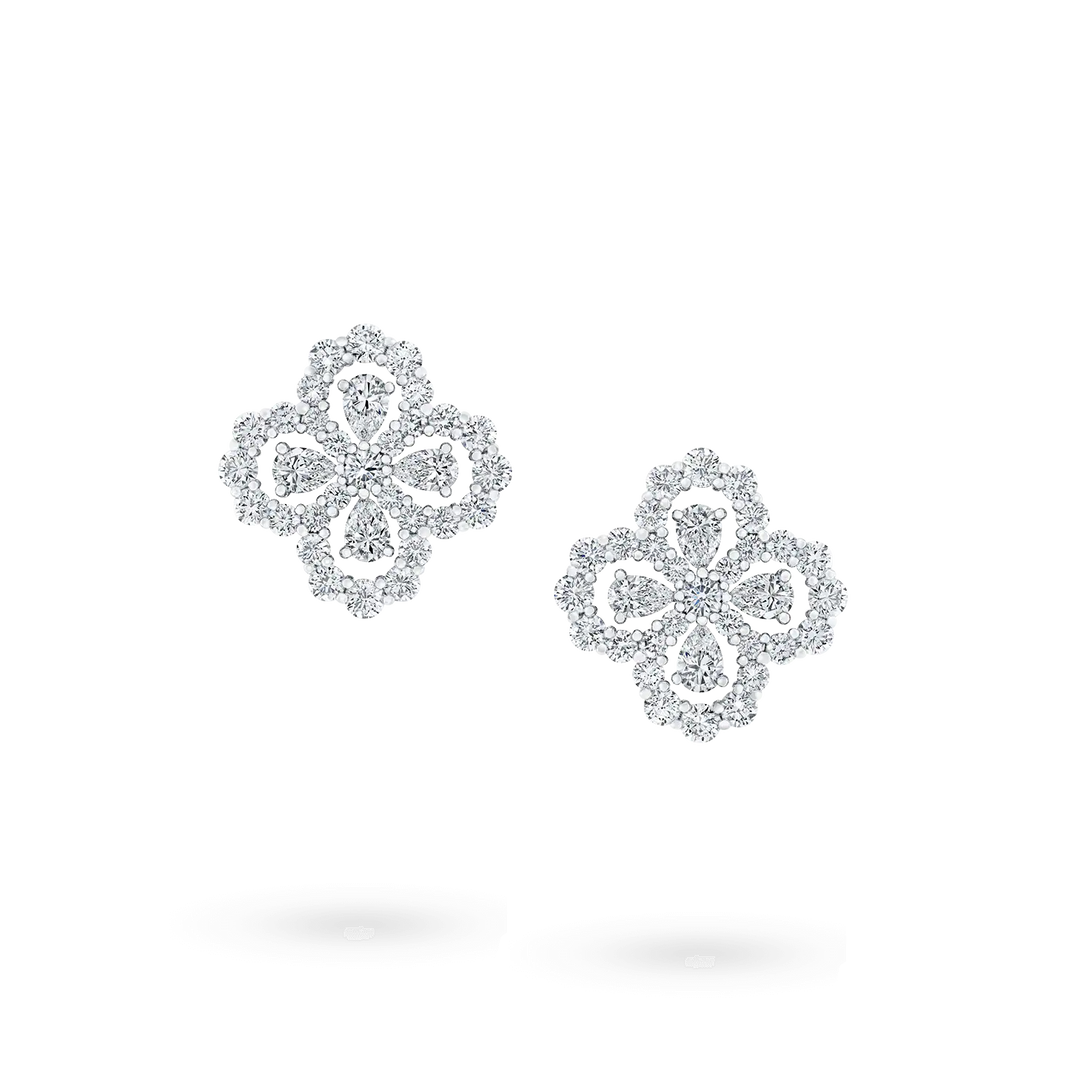 [LUXE NOBLE]LOOP EARRINGS FULL MOTIF DIAMOND 16MM