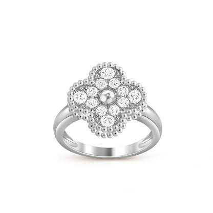 [LUXE NOBLE]CLOVER SILVER RING COLLECTION