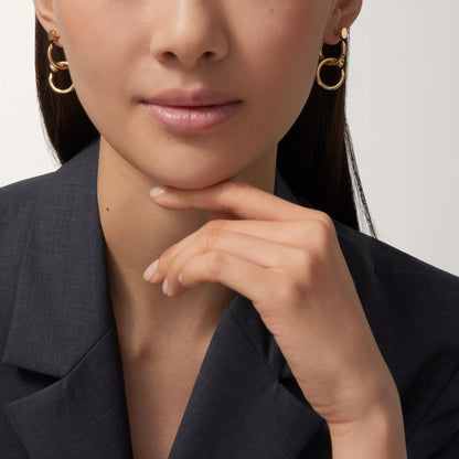 [Luxe Jewelry]JUSTE NO DIAMOND DOUBLE EARRINGS