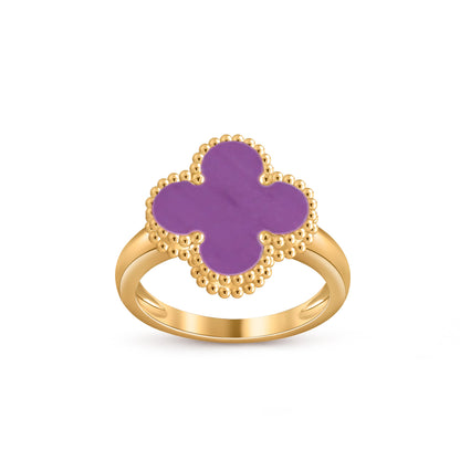 [LUXE NOBLE]CLOVER RING GOLD COLLECTION