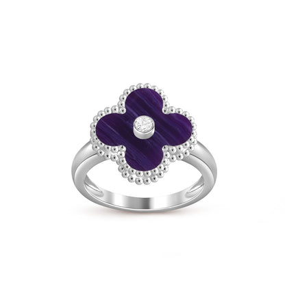 [LUXE NOBLE]CLOVER SILVER DIOMND RING COLLECTION