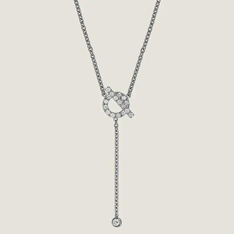 [LUXE NOBLE]FINESSE SILVER DIAMOND NECKLACE