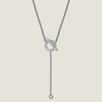 [LUXE NOBLE]FINESSE SILBER-DIAMANT-HALSKETTE