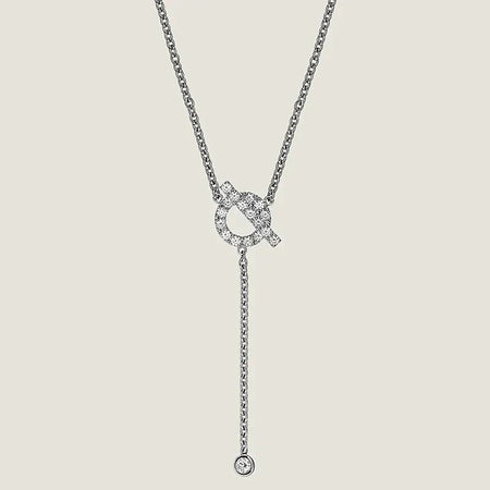 [LUXE NOBLE]FINESSE SILBER-DIAMANT-HALSKETTE