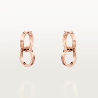 [Luxe Jewelry]LOVE 3.3MM DANGLE EARRINGS
