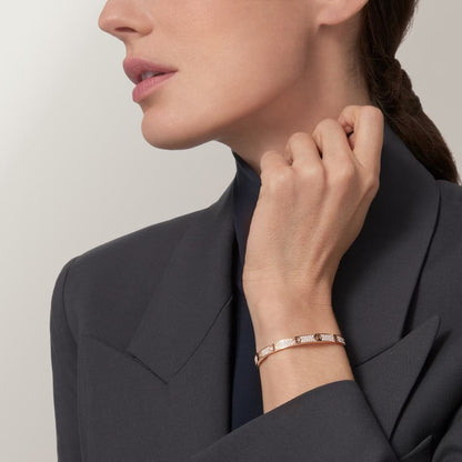 [Luxe Jewelry]LOVE BRACELET 4.8MM DIAMOND-PAVED