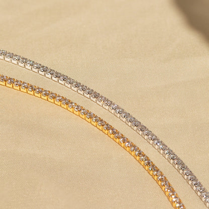 クラシックダイヤモンドテニスブレスレット