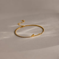 ヴェネツィアネームテニスブレスレット