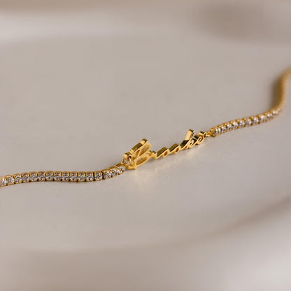 ヴェネツィアネームテニスブレスレット