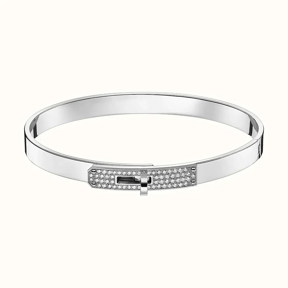 [LUXE NOBLE]KELLY SILVER DIAMOND BRACELET