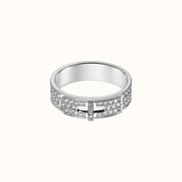[LUXE NOBLE]KELLY SILVER DIAMOND RING