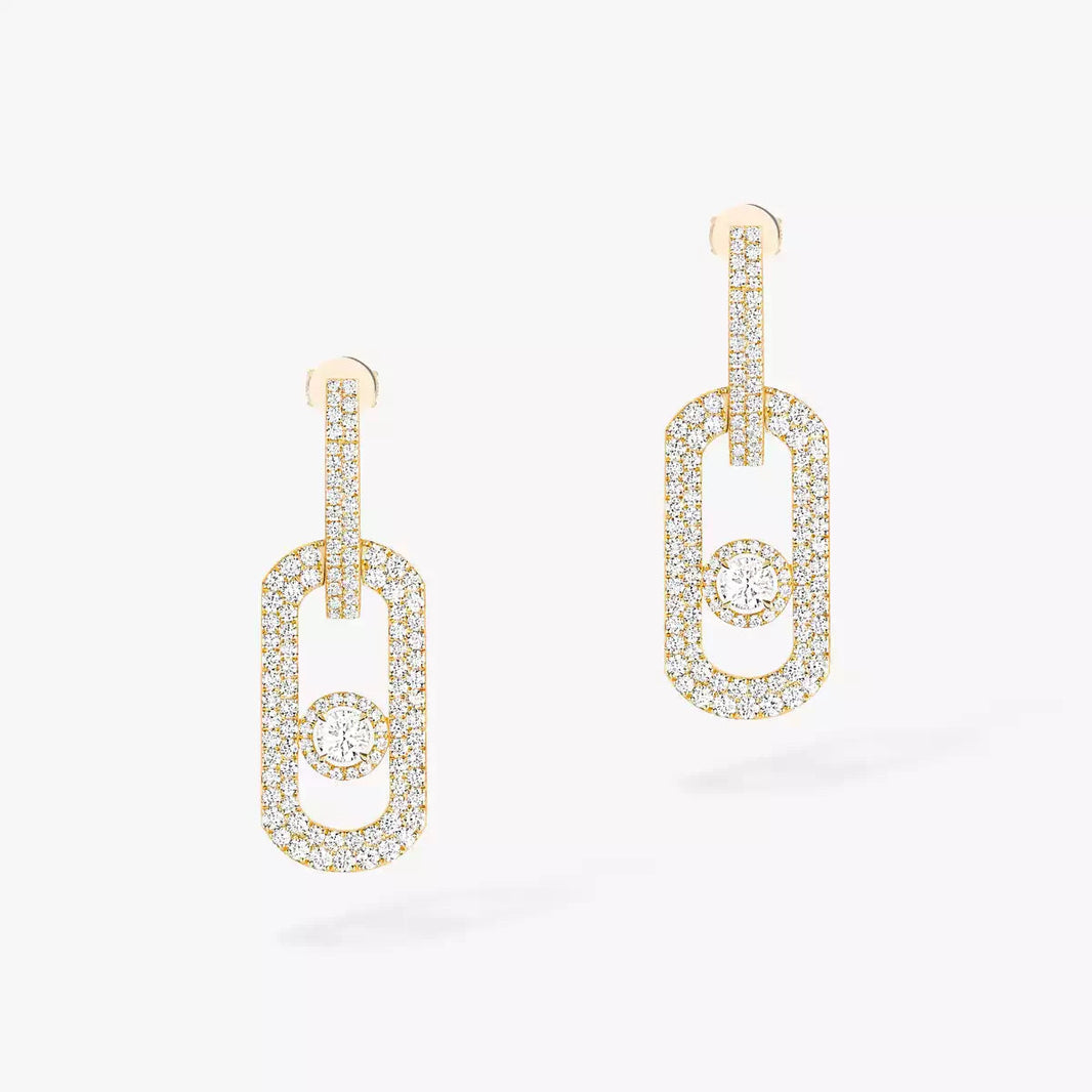 [LUXE]So Move XL Pave_-Set Diamond Pendant Earrings