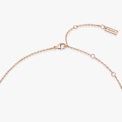 [LUXE]Lucky Eye Diamond Necklace in Rose Gold and Turquoise