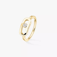 [LUXE]Move Uno Diamond Ring in Gold