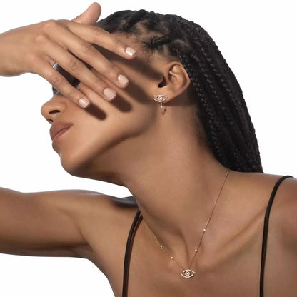 [LUXE]Lucky Eye Diamond Earrings