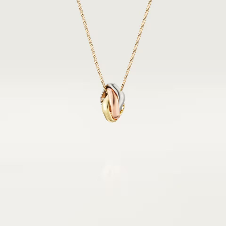 [Luxe Jewelry]TRINITY CUSHION NECKLACE COLLECTION