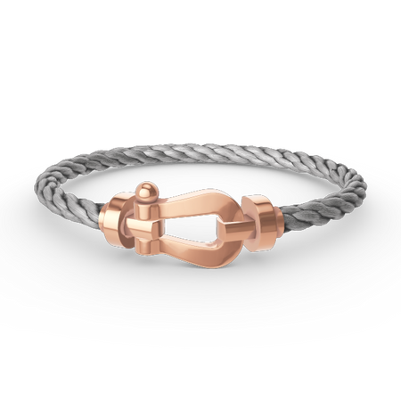 [LUXE NOBLE]FORCE LARGE HORSESHOE NO DIAMOND BRACELET ROSE GOLD