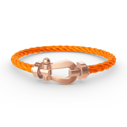 [LUXE NOBLE]FORCE LARGE HORSESHOE NO DIAMOND BRACELET ROSE GOLD
