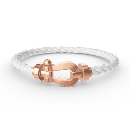 [LUXE NOBLE]FORCE LARGE HORSESHOE NO DIAMOND BRACELET ROSE GOLD