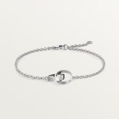 [Luxe Jewelry]LOVE BRACELET DOUBLE RING