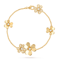 [LUXE NOBLE]FRIVOLE GOLD 5 FLOWERS BRACELET
