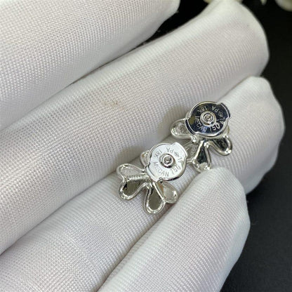[LUXE NOBLE]FRIVOLE MINI SILVER FLOWER EARRINGS