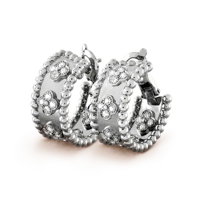 [LUXE NOBLE]PERLEE DIAMANT-OHRRINGE