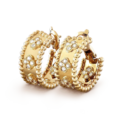 [LUXE NOBLE]PERLEE DIAMANT-OHRRINGE