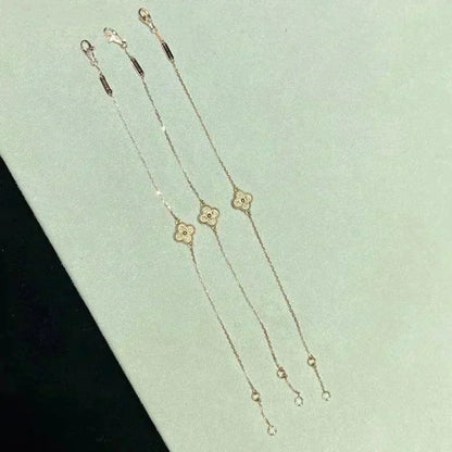 [LUXE NOBLE]CLOVER SINGLE FLOWER BRACELET