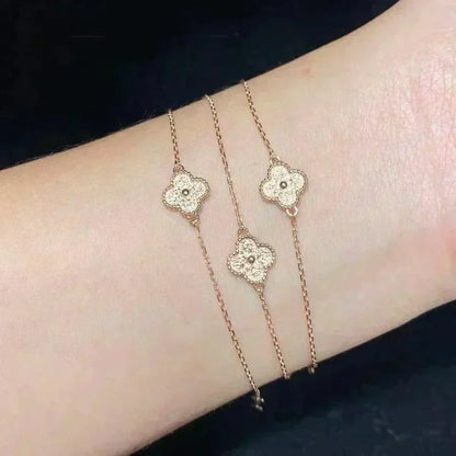 [LUXE NOBLE]CLOVER SINGLE FLOWER BRACELET