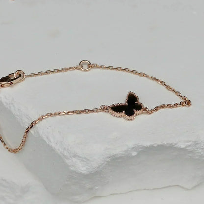 [LUXE NOBLE]BUTTERFLY ONYX  BUTTERFLY BRACELET