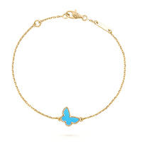 [LUXE NOBLE]BUTTERFLY TURQUOISE BUTTERFLY BRACELET