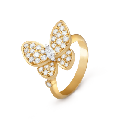 [LUXE NOBLE]BUTTERFLY DIAMOND RING