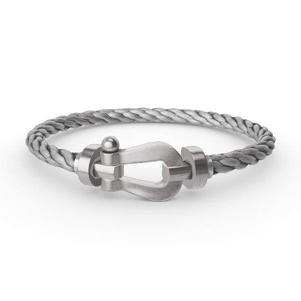 [LUXE NOBLE]FORCE LARGE HORSESHOE NO DIAMOND BRACELET SILVER