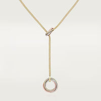 [Luxe Jewelry]TRINITY DIAMONDS NECKLACE
