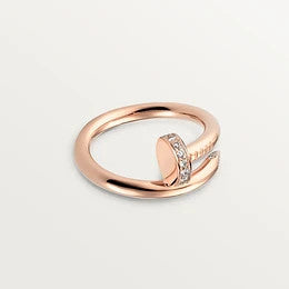 [LUXE NOBLE]JUSTE RING 2.65MM PINK GOLD DIAMOND