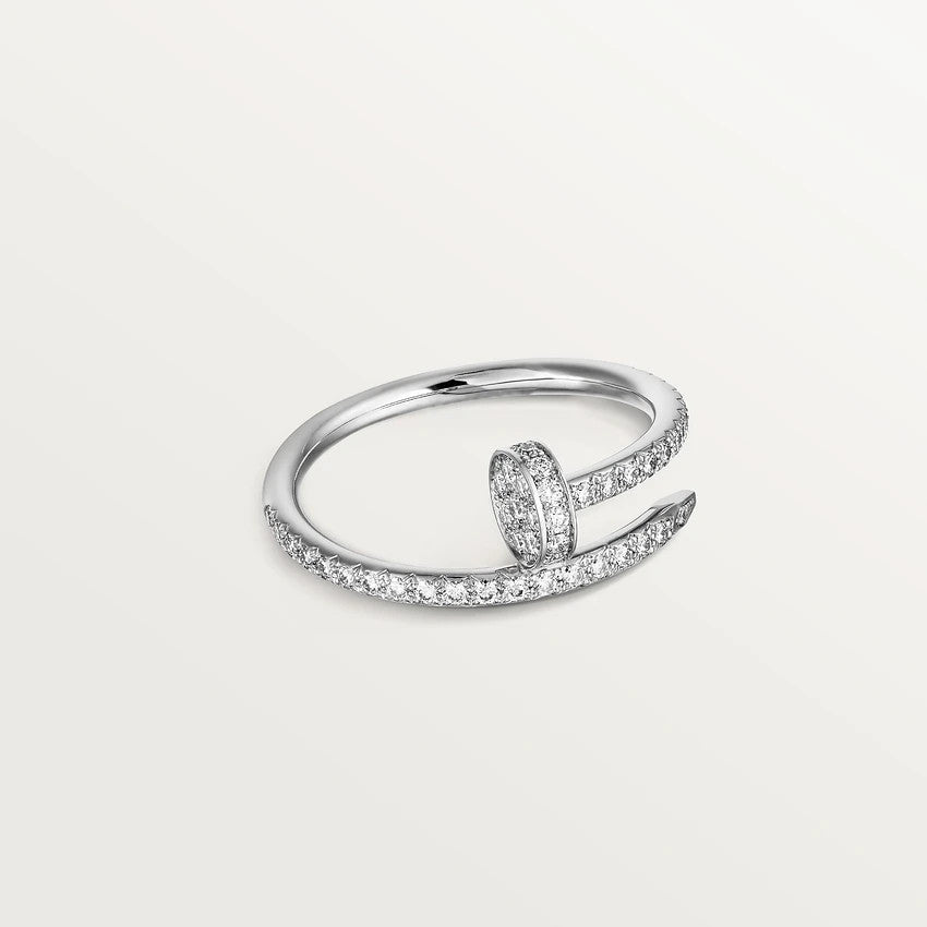 [LUXE NOBLE]JUSTE RING 1.8MM SILVER DIAMONDS