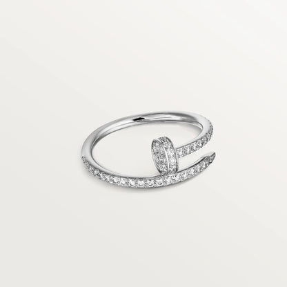 [LUXE NOBLE]JUSTE RING 1.8MM SILVER DIAMONDS